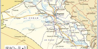 नक्शा इराक की सड़कों