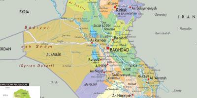 इराक के शहरों के नक्शे